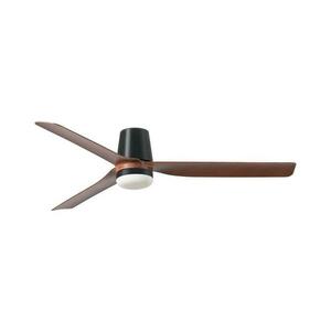 FARO Barcelona FARO 33831WT1S-LED Fényerőszabályozható látor PUNT TUB M 18W/230V CCT, átmérő 132 cm, barna/fekete WT + távirányító 33831WT1S-D kép