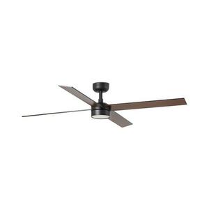 FARO Barcelona FARO 34356WT1S- LED fényerőszabályozható látor RUDDER L 18W/230V CCT átm. 132 cm barna/fekete/fehér + távirányító 34356WT1S-D kép