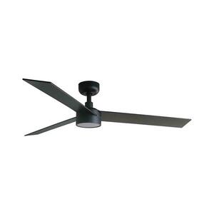FARO Barcelona FARO 34298WT1S-LED Fényerőszabályzós látor RUDDER L 18W/230V CCT (állítható színhőmérséklet), átmérő 132 cm, barna/fekete WT + távirányító 34298WT1S-D kép