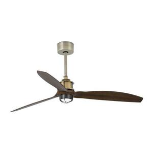FARO Barcelona FARO 33398WT1N-LED Dimmelhető látor JUST FAN M 16W/230V átm. 128 cm barna/sárgaréz WT + DO 33398WT1N kép