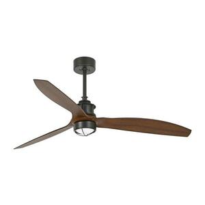 FARO Barcelona FARO 33395WT1N-LED Dimmelhető látor JUST FAN M 16W/230V átm. 128 cm barna/fekete WT + távirányító 33395WT1N kép