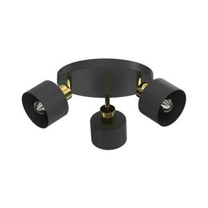 Spotlámpa PARKLA 3xE27/15W/230V fekete/arany 8780 kép