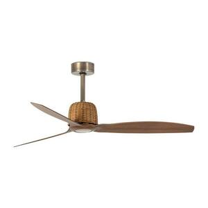 FARO Barcelona FARO 33436WT- Mennyezeti látor WEAVER M, átmérő 128 cm, barna/sárgaréz, Wi-Fi Tuya + távirányító 33436WT kép