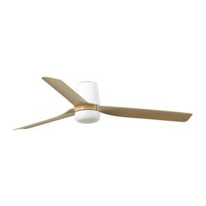 FARO Barcelona FARO 33829WT1S-LED Fényerőszabályozható látor PUNT TUB M, 18 W/230 V, CCT (állítható színhőmérséklet), átmérő: 132 cm, bézs/fehér, WT + távirányító 33829WT1S-D kép