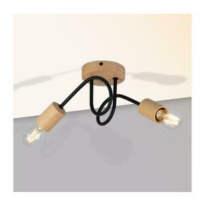 Felületre szerelt csillár OXFORD 2xE27/15W/230V fenyő/fekete W-2016/2 BK+DS/M kép