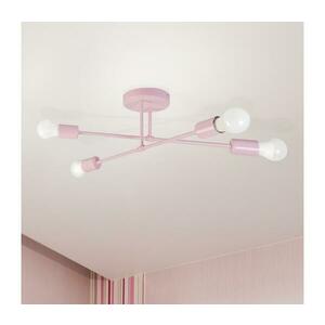 Ráépített CAMBRIDGE csillár 4xE27/15W/230V rózsaszín W-2022/4 LPK kép