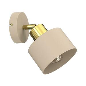 PARKLA fali spotlámpa 1xE27/15W/230V bézs/arany 8791 kép