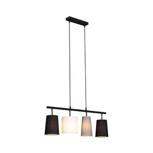 Brilo - Kábelcsillár 4xE27/40W/230V fekete/szürke/fehér 4002707401773 kép