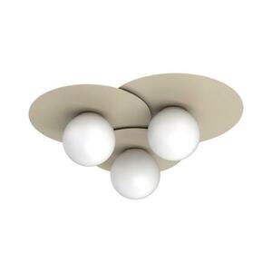 FLAT mennyezeti lámpatest 3xE27/15W/230V 55x60 cm bézs 9582 kép