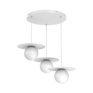 FLAT zsinóros csillár 3xE27/15W/230V fehér 9624 kép