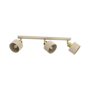 Spotlámpa PARKLA 3xE27/15W/230V bézs/arany 8793 kép