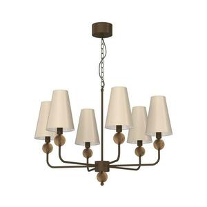 Láncos csillár GRENADA 6xE14/15W/230V bézs 9071 kép