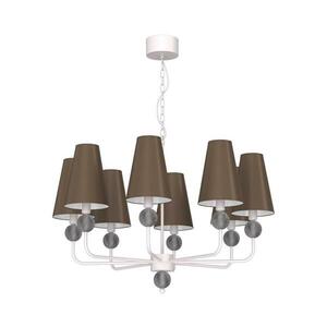 Láncos csillár GRENADA 8xE14/15W/230V szürke 9074 kép