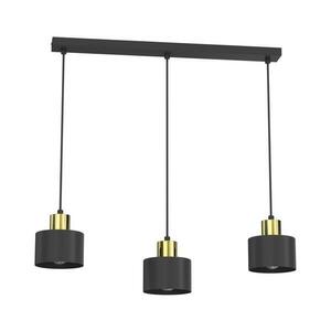 Kábeles függőlámpa PARKLA 3xE27/15W/230V fekete 8783A kép