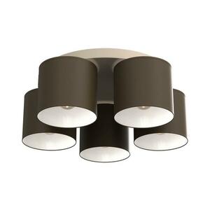 Mennyezeti lámpa ARDEN 5xE27/15W/230V átm. 44 cm bézs/barna 4666 kép