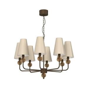 GRENADA láncos csillár 8xE14/15W/230V bézs 9072 kép