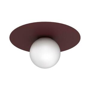 Mennyezeti lámpa FLAT 1xE27/15W/230V átm. 35 cm bordó 9555A kép