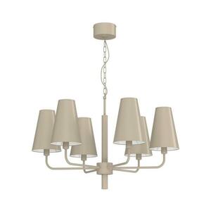 Láncos csillár TORTOLA 6xE14/15W/230V bézs 3669 kép