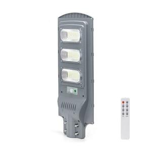 B.V. - LED napelemes utcai lámpa érzékelővel LED/150W/3, 2V IP65 6500K + távirányító B10204JD9 kép