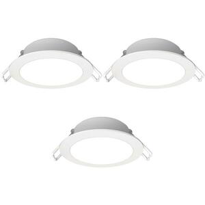 B.V. - 3 darabos szett LED fürdőszobai süllyesztett mennyezeti lámpa LED/4, 8W/230V IP65 fehér B10405QA4 kép