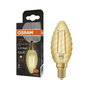LED izzó VINTAGE FILAMENT E14/2, 5W/230V 2400K - Osram 4099854091490 kép