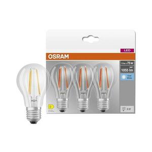 3 db-os készlet: BASE CLASSIC FILAMENT A60 LED izzó E27/7, 5W/230V 4000K - Osram 4058075592377 kép