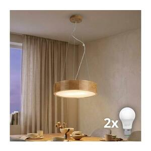 Brilagi - LED csillár kábellel CARVALHO MODERN 2xE27/60W/230V tölgy, átm. 37, 5 cm 8590828039389 kép