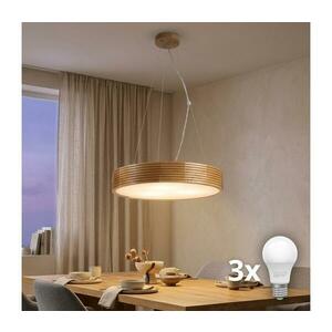 Brilagi - LED kábeles csillár CARVALHO MODERN 3xE27/60W/230V tölgy átm. 47, 5 cm 8590828039365 kép