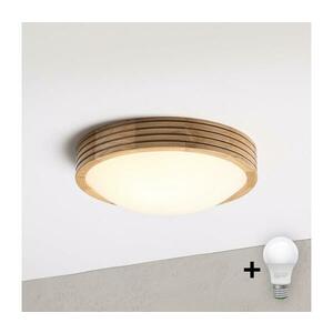 Brilagi - LED mennyezeti lámpa CARVALHO MODERN SLIM 1xE27/60W/230V átm. 27, 5 cm tölgy 8590828039402 kép