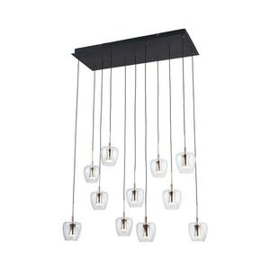 Zuma Line MD2291-11B-3BGT - NELSON kábelen függesztett LED csillár 11xLED/3W/230V fekete MD2291-11B-3BGT kép
