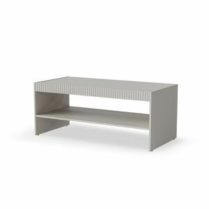 Dohányzóasztal, 120 cm, kasmír / fekete - PAUXOS - Butopêa kép