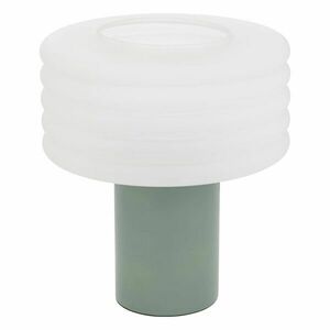 Asztali lámpa lime zöld üveg 36 cm - LUEUR - Butopêa kép
