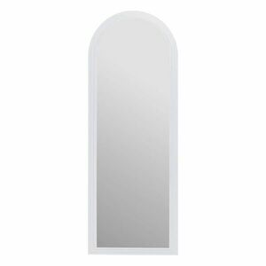 Ívelt fali tükör fehér MDF kerettel 160 x 58 cm - ÉCLIPSE - Butopêa kép