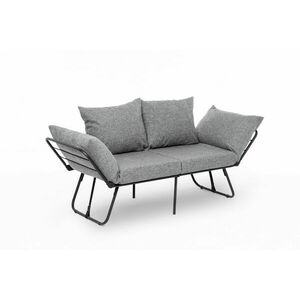 Atelier Del Sofa kétszemélyes kanapéágy Viper - Világosszürke kép