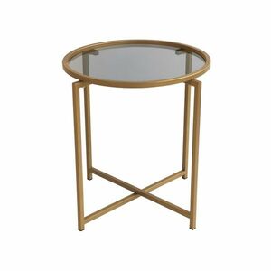 Hanah Home Coffee Table Gold Fume S407K - Gold kép