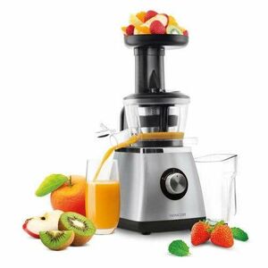 Sencor SSJ 4041BK Lassú gyümölcsprés 400 W - ezüst-fekete kép