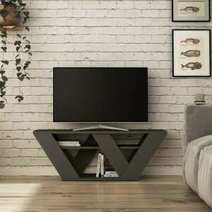 Pipralla antracitszürke tv állvány 110 x 40 x 30 cm kép