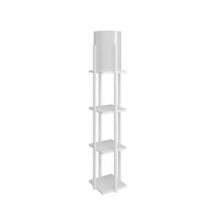 Opviq Floor Lamp White Natural Nora SMK kép