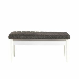 Hanah Home Bench White Anthracite Vina Bench Anthracite, White kép