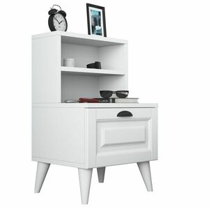 Hanah Home Éjjeliszekrény Fehér BD105 - 2785 kép
