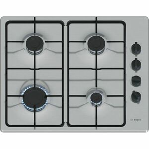 Bosch PBP6B5K80H Gázfőzőlap inox 60 cm széles Serie 2 kép