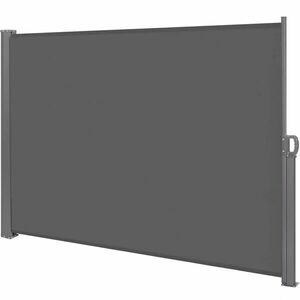 Springos Kihúzható árnyékoló fal, belátásgátló, 250 x 160 cm - Sö... kép