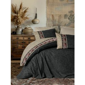 L'essentiel Maison Ranforce Double Quilt Cover Set Beige Yam... kép
