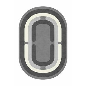 Conceptum Hypnose Carpet (120 x 180) Anthracite Sftkece047-Oval kép