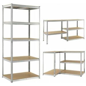 Funfit Home&Office fém ipari polc (salgó polc) 180x90x40cm kép