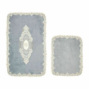 L'essentiel Maison Bathmat Set (2 Pieces) Grey Selonya D - Grey kép