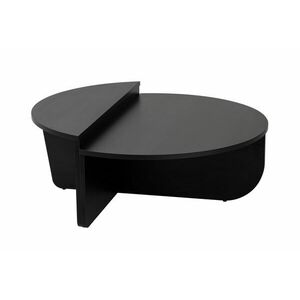Hanah Home Coffee Table Wood Black Orion - Wood Black kép
