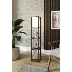 Opviq Floor Lamp Walnut TierShelfLampz2 kép