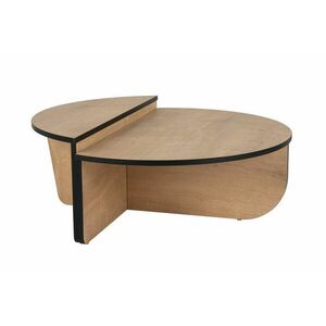 Hanah Home Dohányzóasztal Honey Oak Black Orion - Méz tölgy, Fekete kép