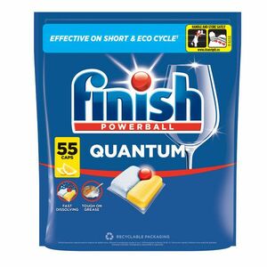 Finish Quantum All in 1 Lemon Mosogatógép kapszula 55db kép